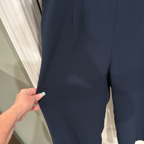 Loft wider leg flutter sleeve jumpsuit. - Picture 3 of 3